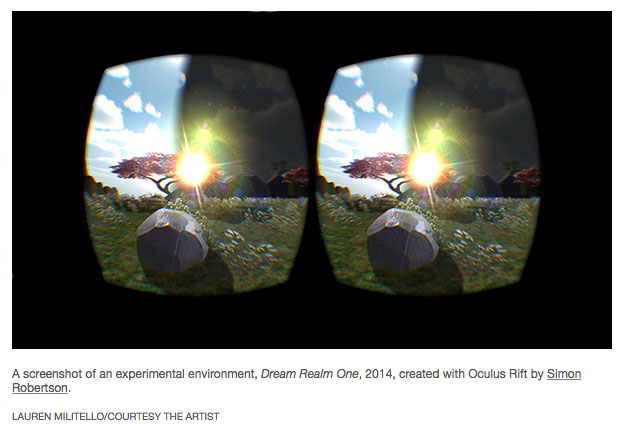 Screenshot by Simon Robertson using oculus rift